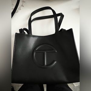 Black Telfar Small Shopping Bag